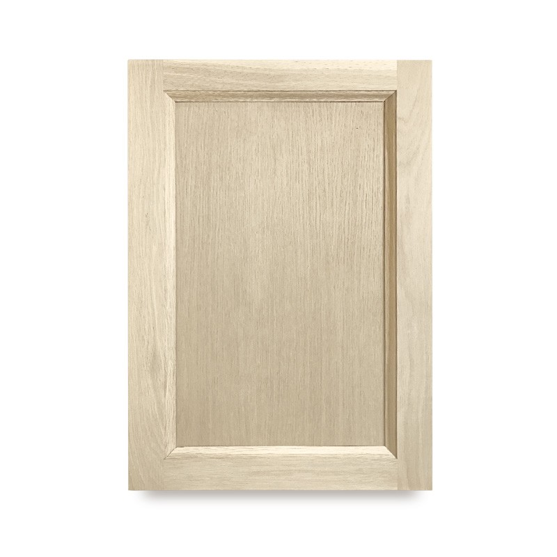 Porte d'armoire en chêne avec panneau central plat