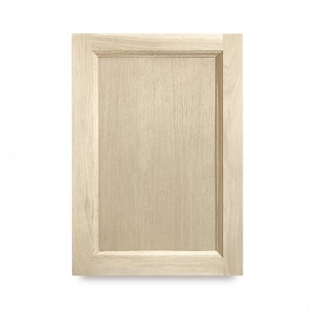 Porte d'armoire en chêne avec panneau central plat